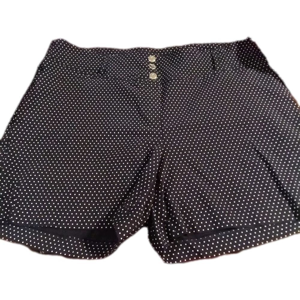 Rekucci Navy Polka Dot Shorts Sz. 16 Preppy